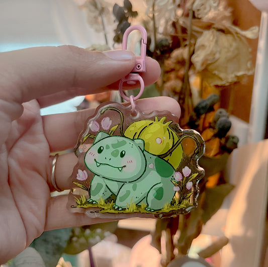 BULBASAUR TULIPS KEYCHAIN