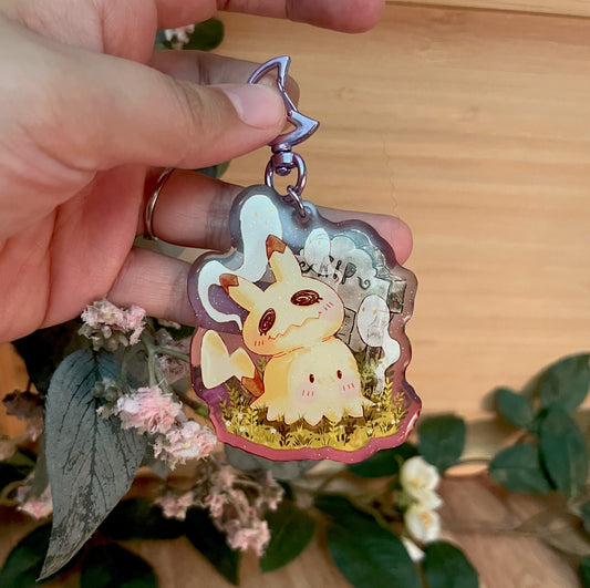MIMIKYU GHOST KEYCHAIN
