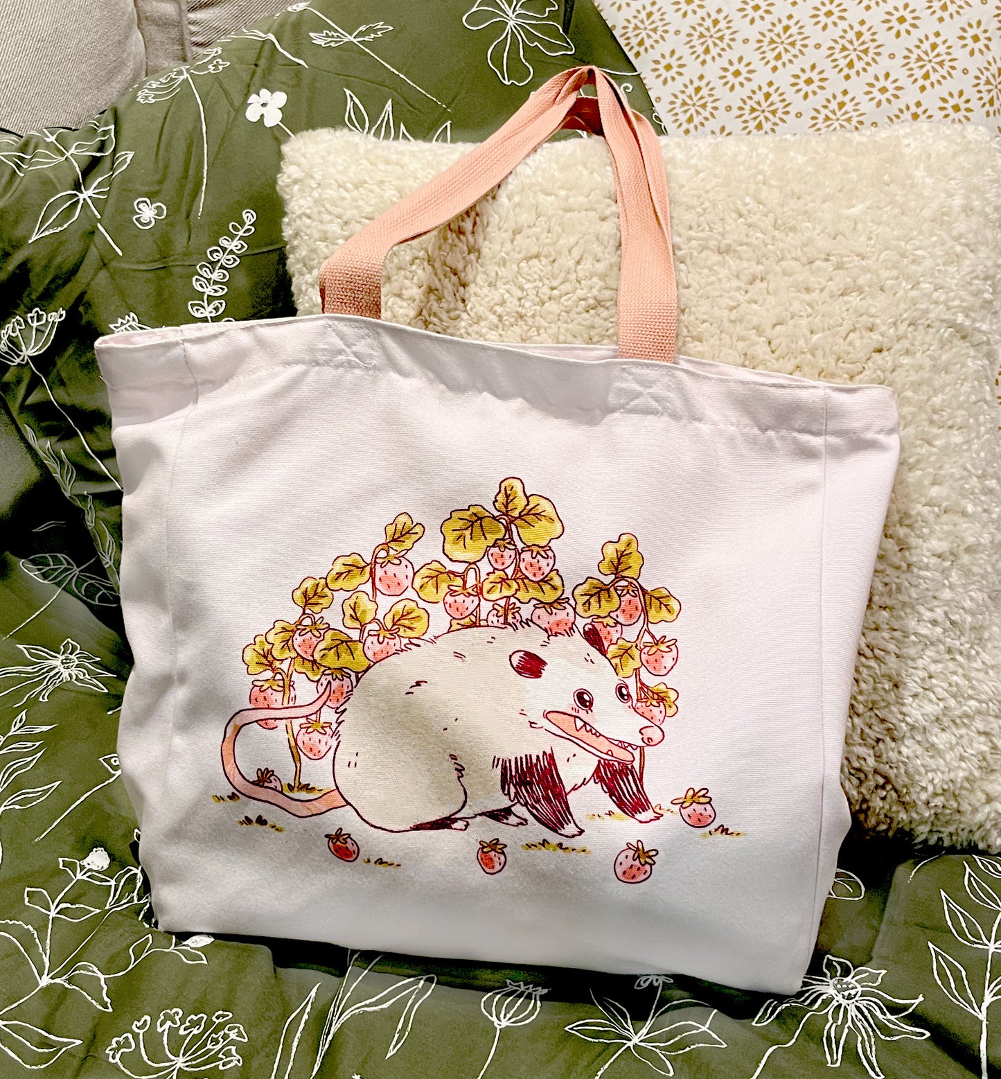MAYHEM MOOD ZIPPERED TOTE BAG