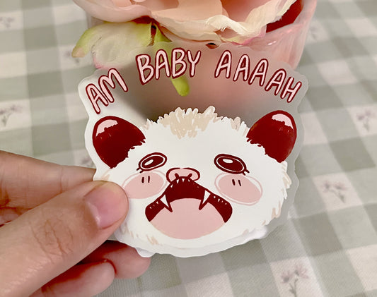 AM BABY STICKER