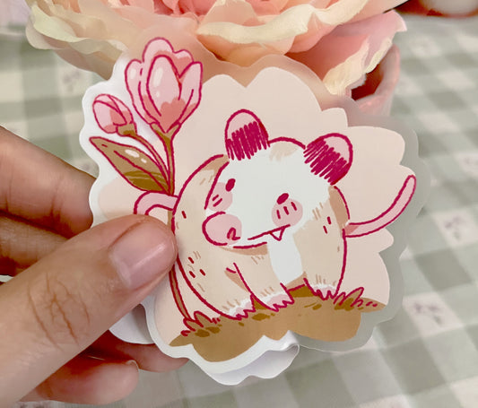 POSSUM SAKURA STICKER