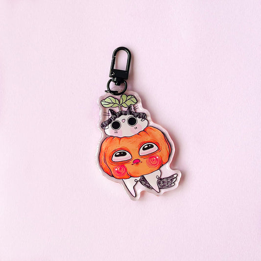 USHI PUMPKIN KEYCHAIN