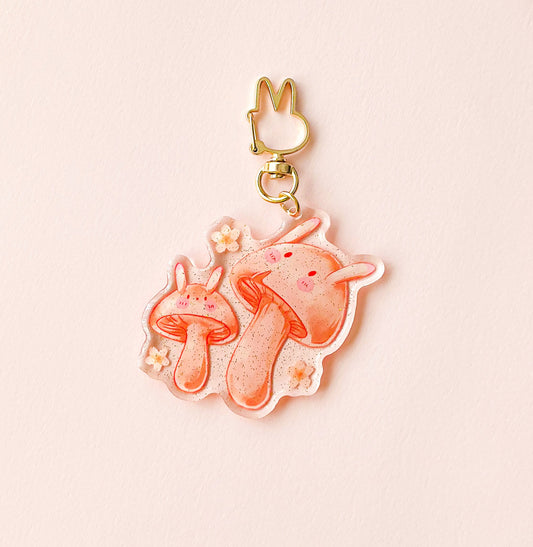 MUSHROOM BUNS KEYCHAIN