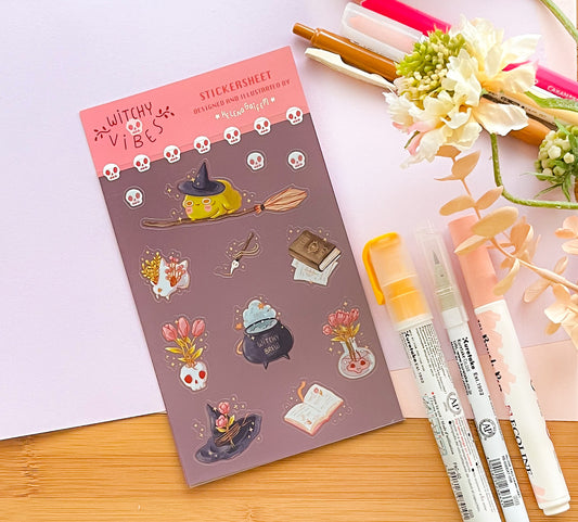 WITCHY VIBES STICKERSHEET