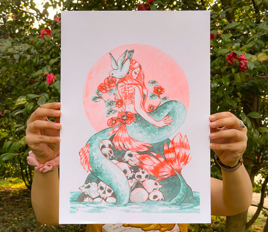 SIREN SONG RISO PRINT