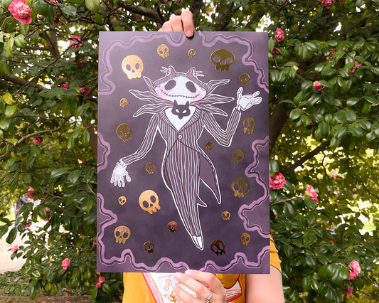 USHI SKELLINGTON PRINT