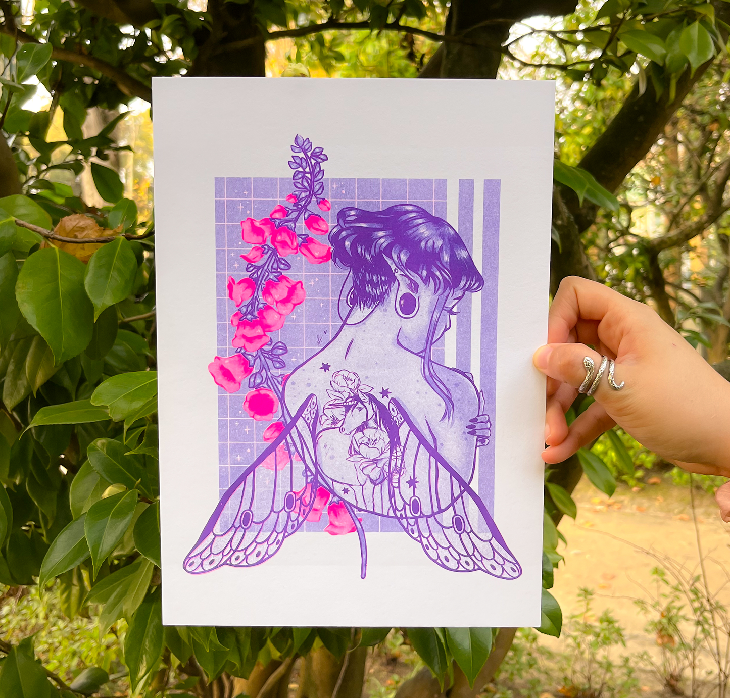 MONOCHROME FAIRY | RISO PRINT