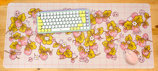STRAWBERRY BUNS DESKMAT