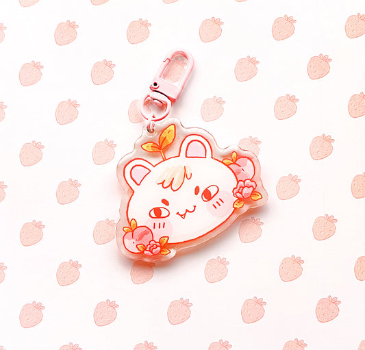 MARSHAL PEACH KEYCHAIN