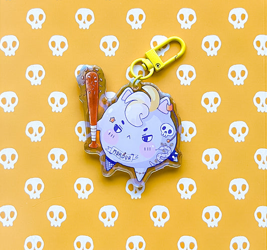 PUNK JIGGLYPUFF KEYCHAIN