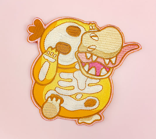 GLOW IN THE DARK SKELLY PSYDUCK PATCH