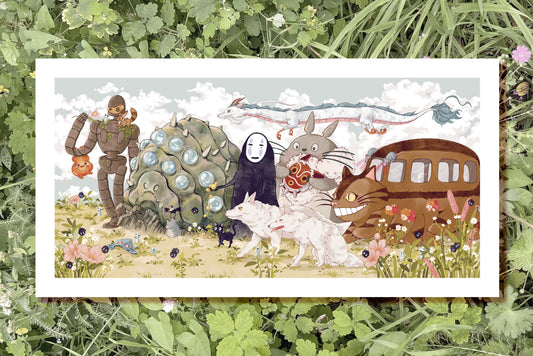 GHIBLI CREATURES PRINT