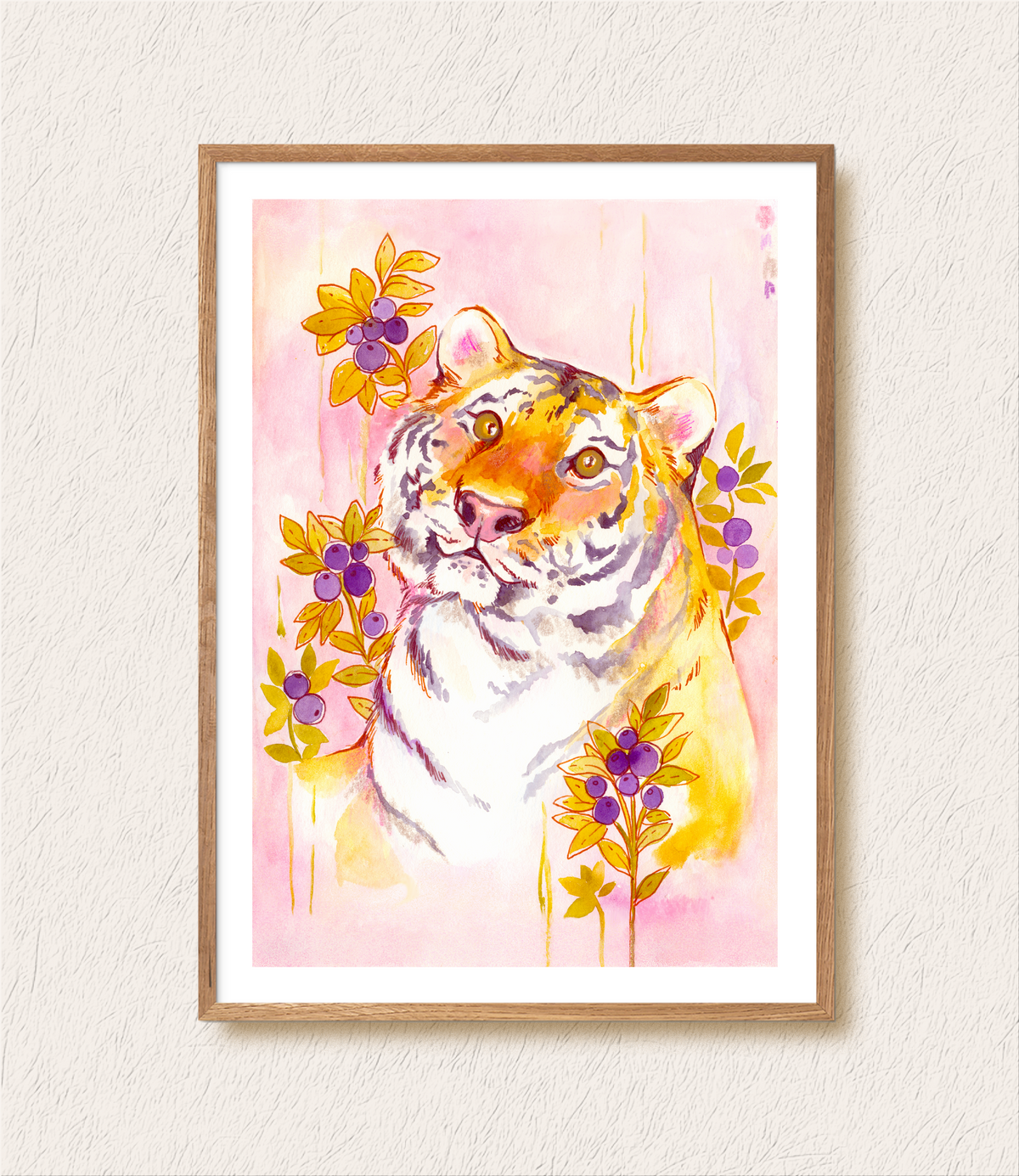 BLUEBERRY TIGER | PRINT