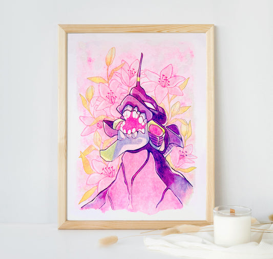 EVA 01 BERSERK RISO PRINT