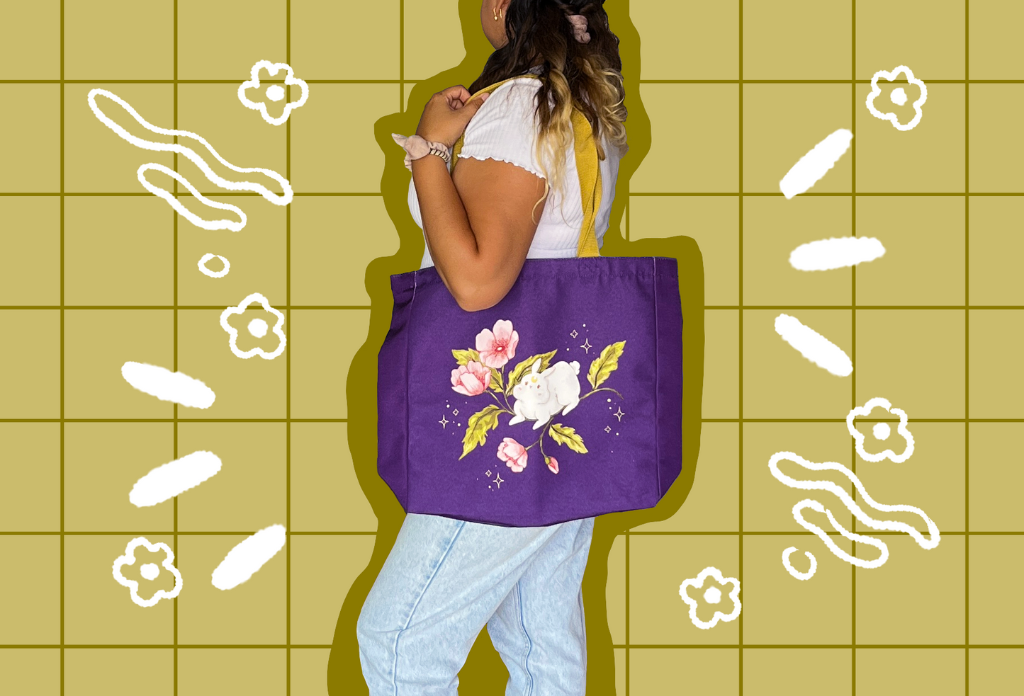 MAGICAL ZIPPERED TOTE BAG