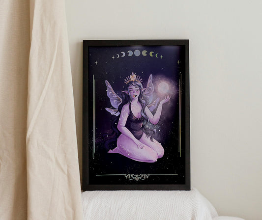 MOONLIGHT FAIRY PRINT
