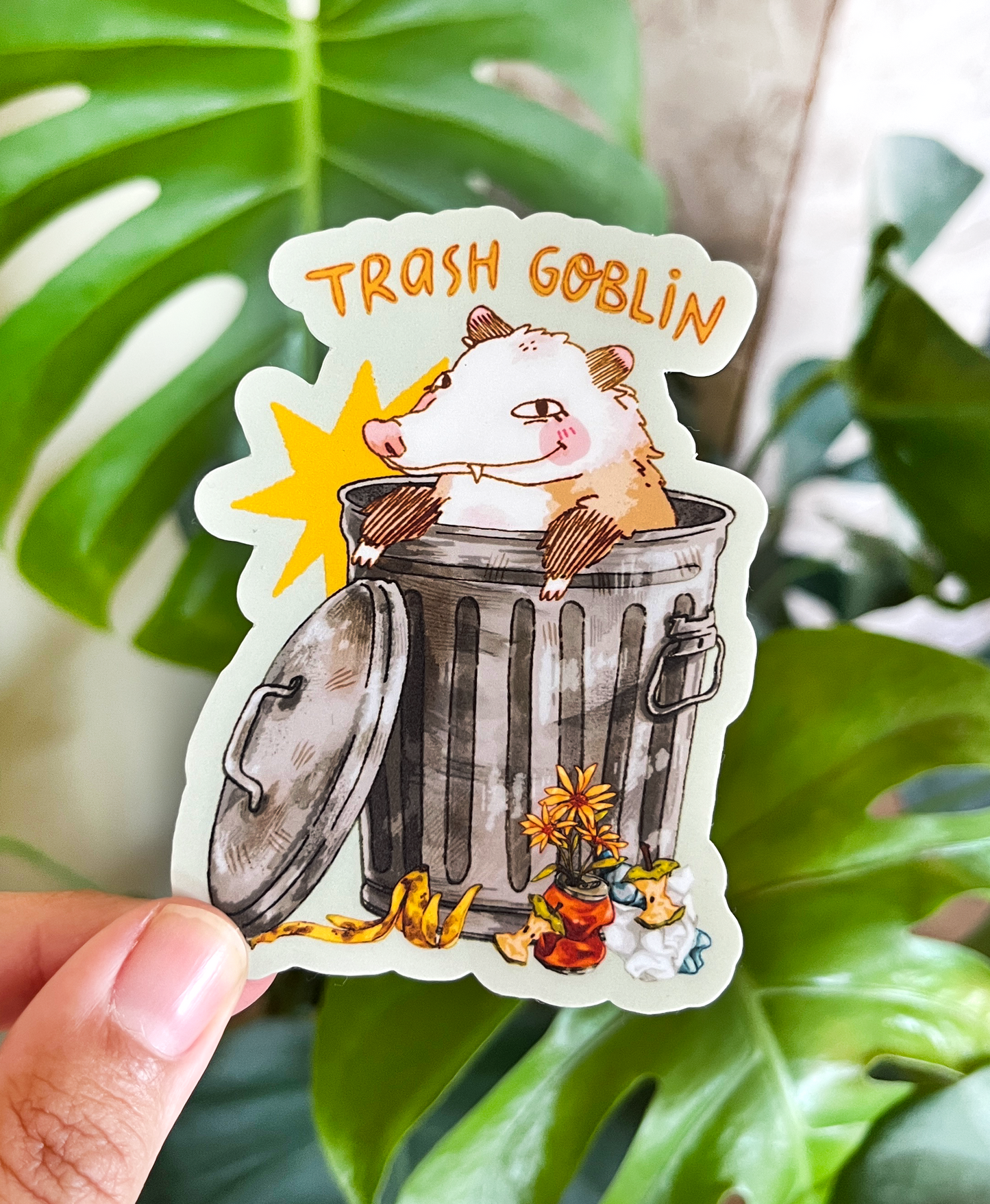POSSUM TRASH GOBLIN STICKER