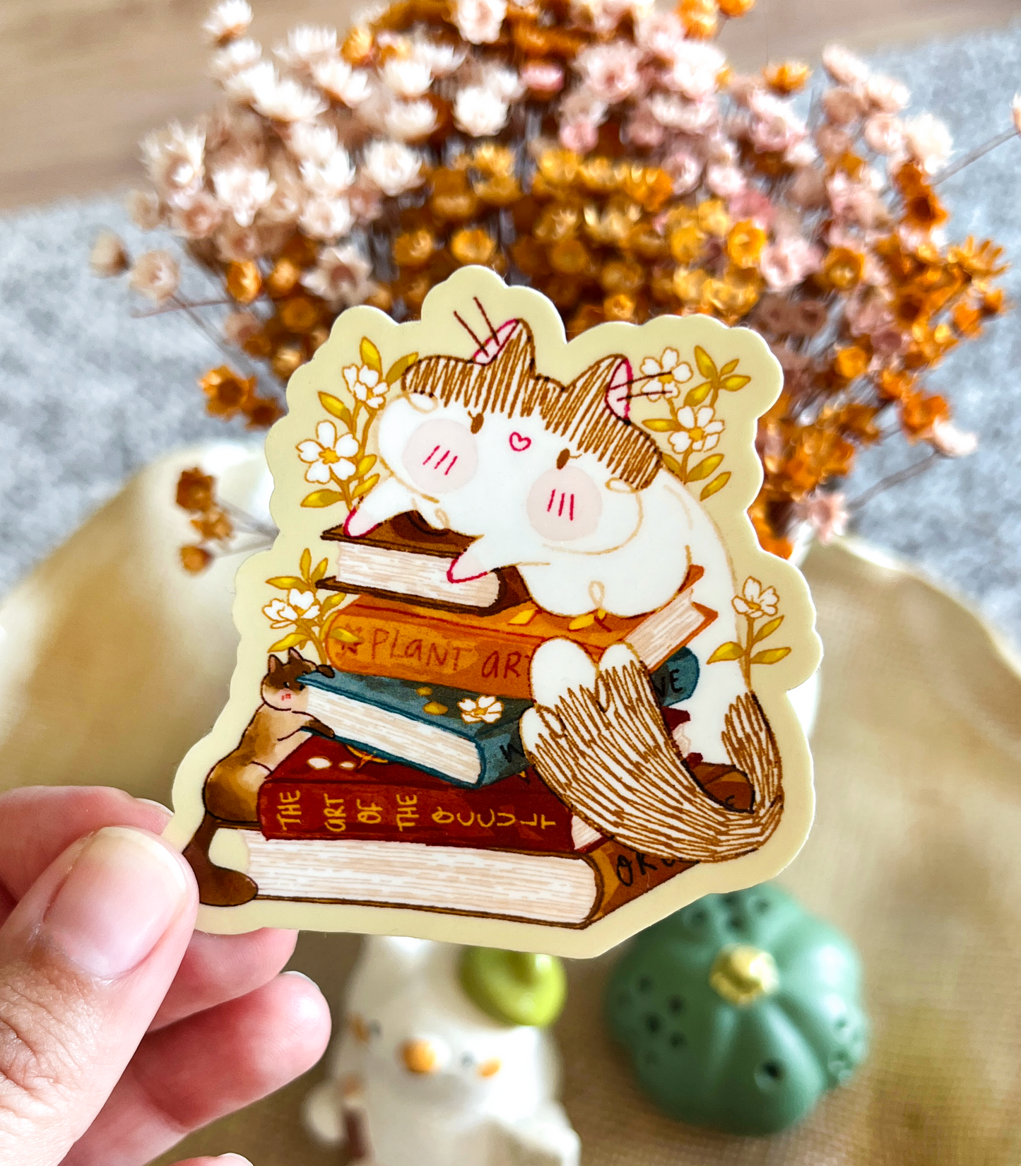 USHI & YURI BOOKS STICKER