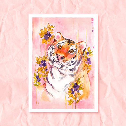 BLUEBERRY TIGER PRINT