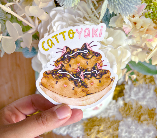 CATTOYAKI STICKER