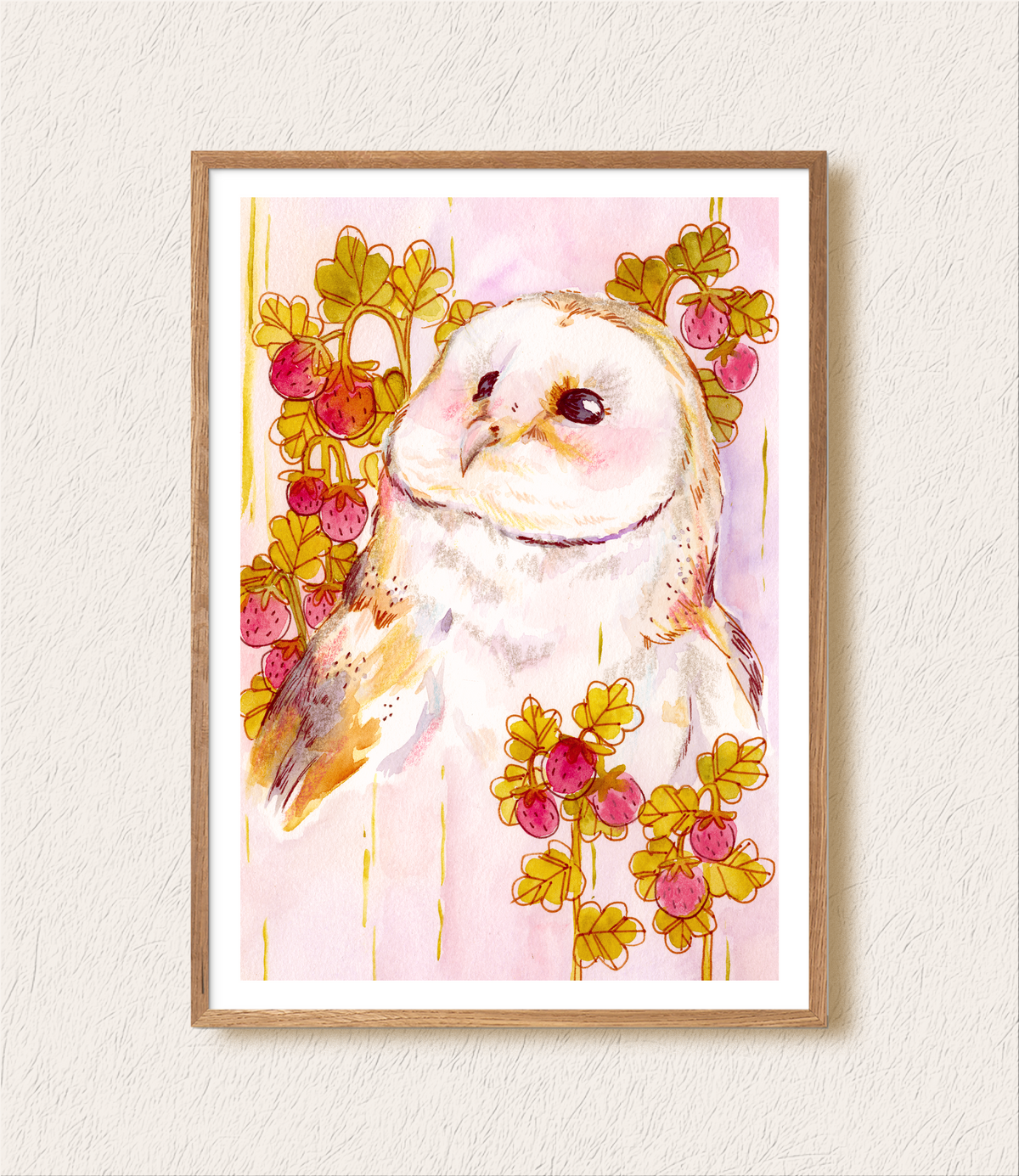 BARN OWL PRINT