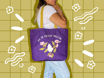 MAGICAL ZIPPERED TOTE BAG