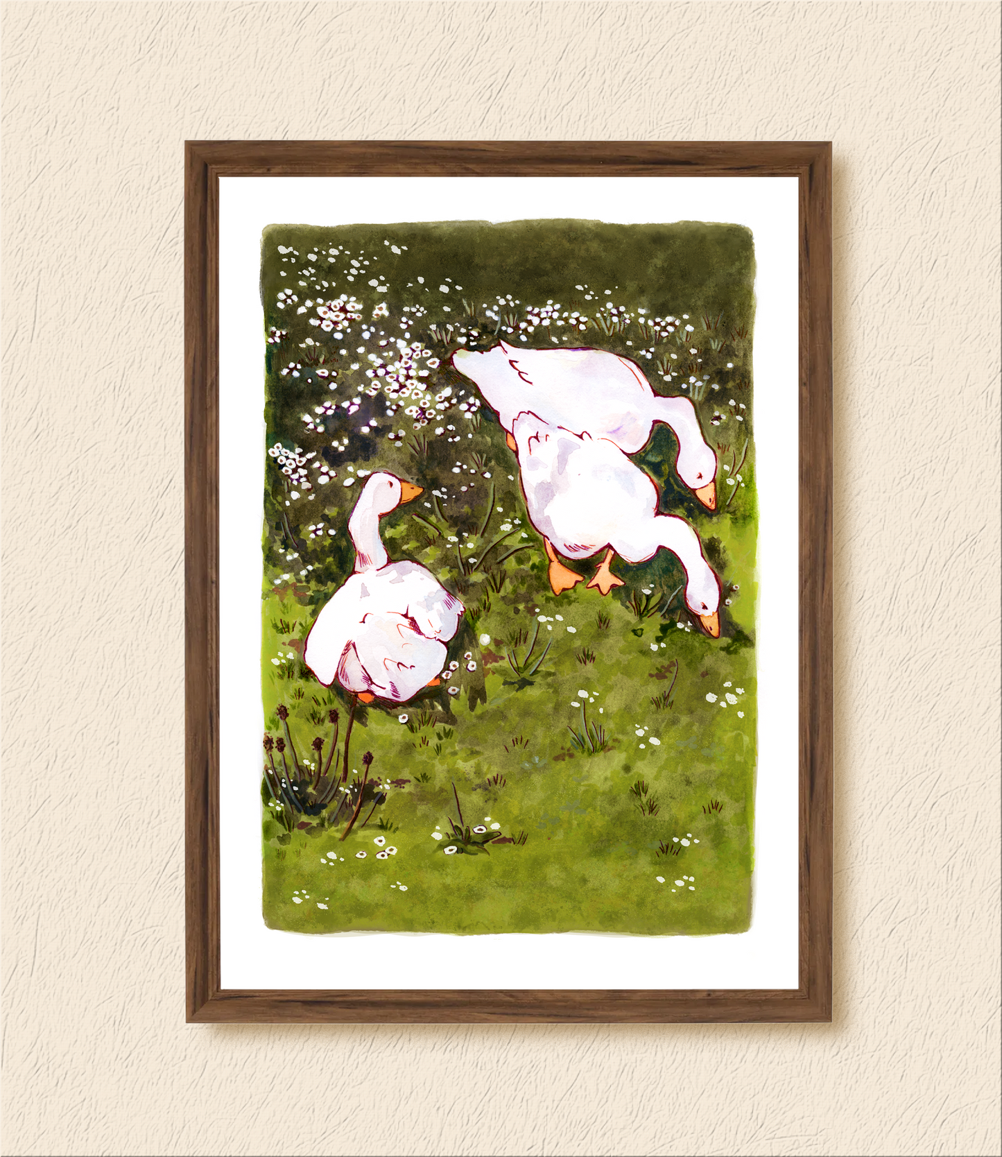 SILLY GEESE TRIO | PRINT