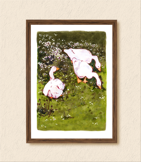 SILLY GEESE TRIO | PRINT