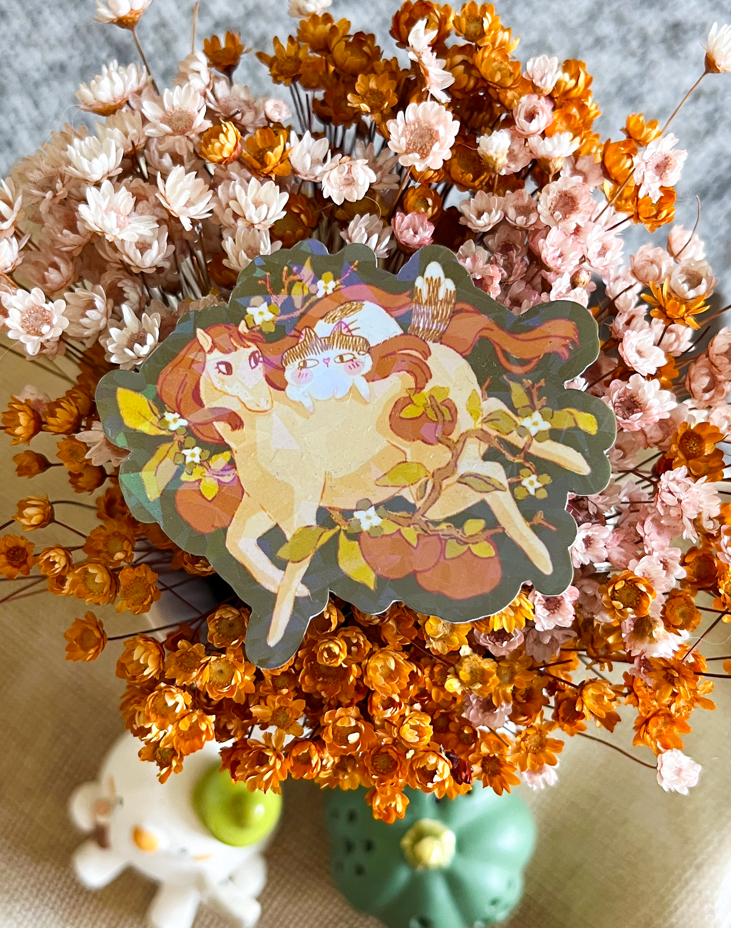 USHI HORSE YEAR STICKER