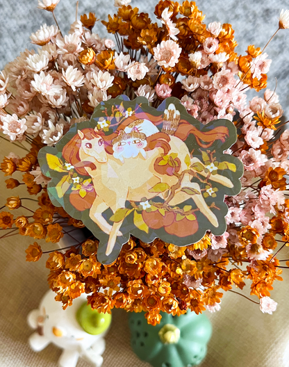 USHI HORSE YEAR STICKER